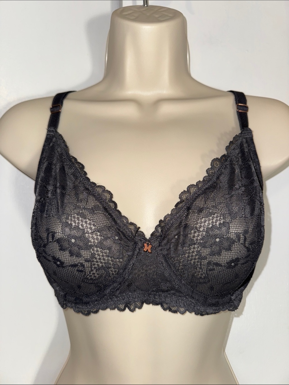 Savage X Fenty Floral Lace Unlined Bra Underwire Women’s 34DD